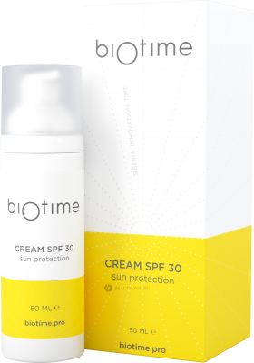 Солнцезащитный крем SPF 30 Cream SPF 30 Sun Protection 50 мл (Biotime)
