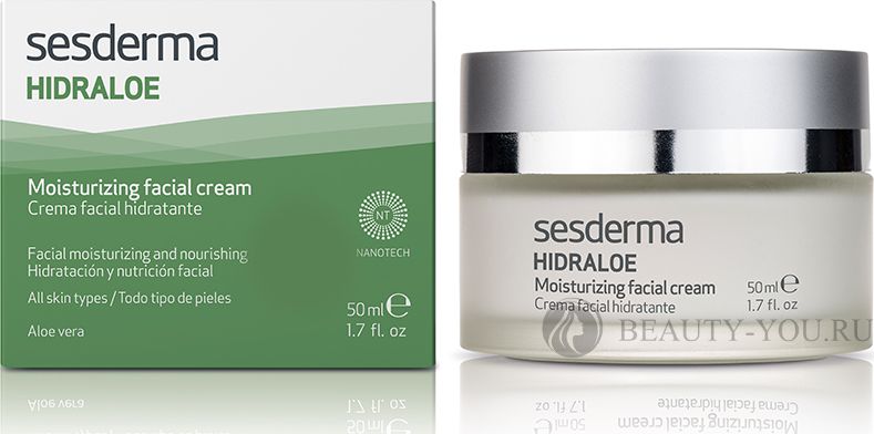 Увлажняющий крем - Hidraloe Moisturizing Cream 50 мл СЕСДЕРМА (SESDERMA) 40000279