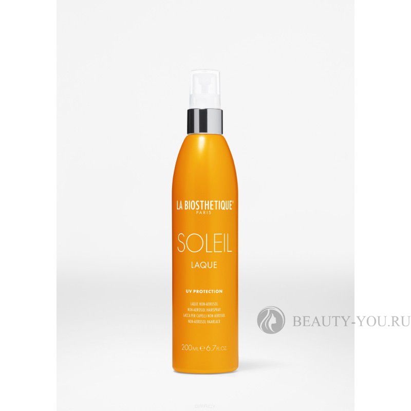 Soleil Laque Неаэрозольный лак для волос с водостойкими УФ-фильтрами широкого спектра 200мл La Biosthetique (Ля биостетик) 120227