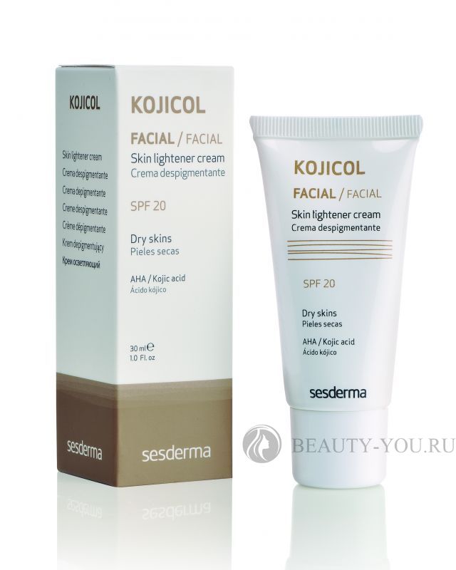 Осветляющий крем с СЗФ 20 Kojicol Skin Lightener Cream SPF 20 СЕСДЕРМА (SESDERMA)