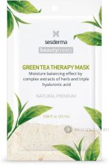 Маска увлажняющая для лица зеленый чай BEAUTY TREATS Green tea therapy mask СЕСДЕРМА (SESDERMA)