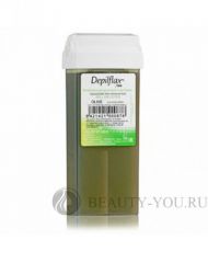 Тёплый воск в картридже, оливковый, 110 гр (Depilflax 100) Депифлакс 900878D