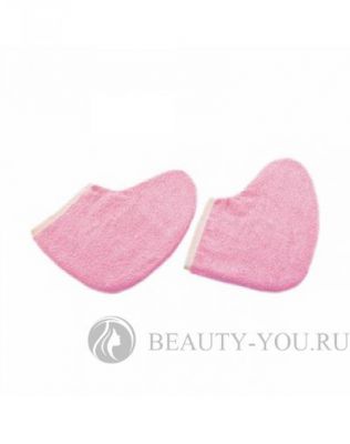 Махровые носки для парафинотерапии, розовые, 1 пара (IGRObeauty) 30402Р