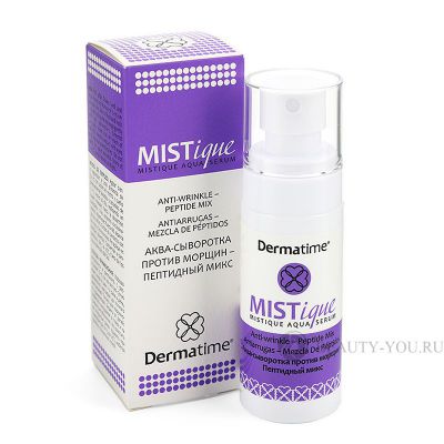 Аква-сыворотка против морщин – Пептидный микс - Mistique Aqua-Serum Anti-Wrinkle – Peptide Mix  – (Dermatime)