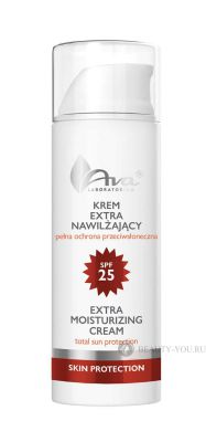 Eхtra moisturizing cream SPF 25 total sun protection / Экстра увлажняющий крем SPF 25 50 мл Ava Laboratorium (Польша) 4730