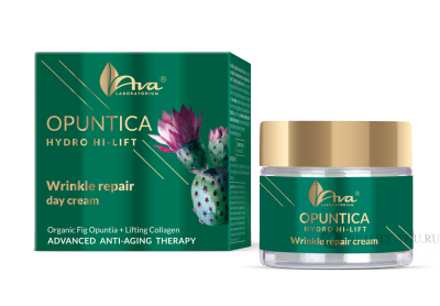 Opuntica - Wrinkle repair Day Cream - Восстанавливающий дневной крем против морщин 50мл Ava Laboratorium (Польша) 5638