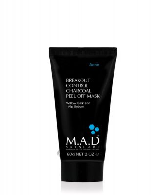 Charcoal Black Peel Off Mask — Отшелушивающая маска-пленка PEEL OFF с углем 60 гр M.A.D Skincare (США) 00540