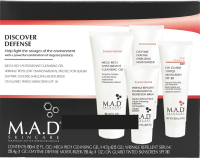 Environmental Discovery Kit — Дорожный набор препаратов для восстановления и защиты кожи M.A.D Skincare (США) 00204