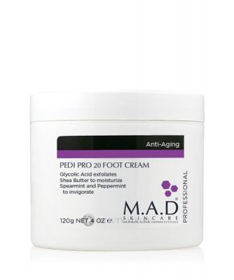 Концентрированный крем для ног с гликолевой кислотой Pedi Pro 20 Foot Cream M.A.D Skincare (США) 00557