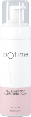 Мультипептидная очищающая пенка  Multi-Peptide Cleansing Foam 160 мл.(Biotime)