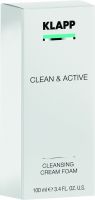 Очищающая крем-пенка CLEAN&ACTIVE Cleansing Cream Foam 100 мл (Klapp) 1200