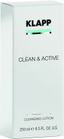 Очищающее молочко CLEAN&ACTIVE Cleansing Lotion 250 мл (Klapp) 1201
