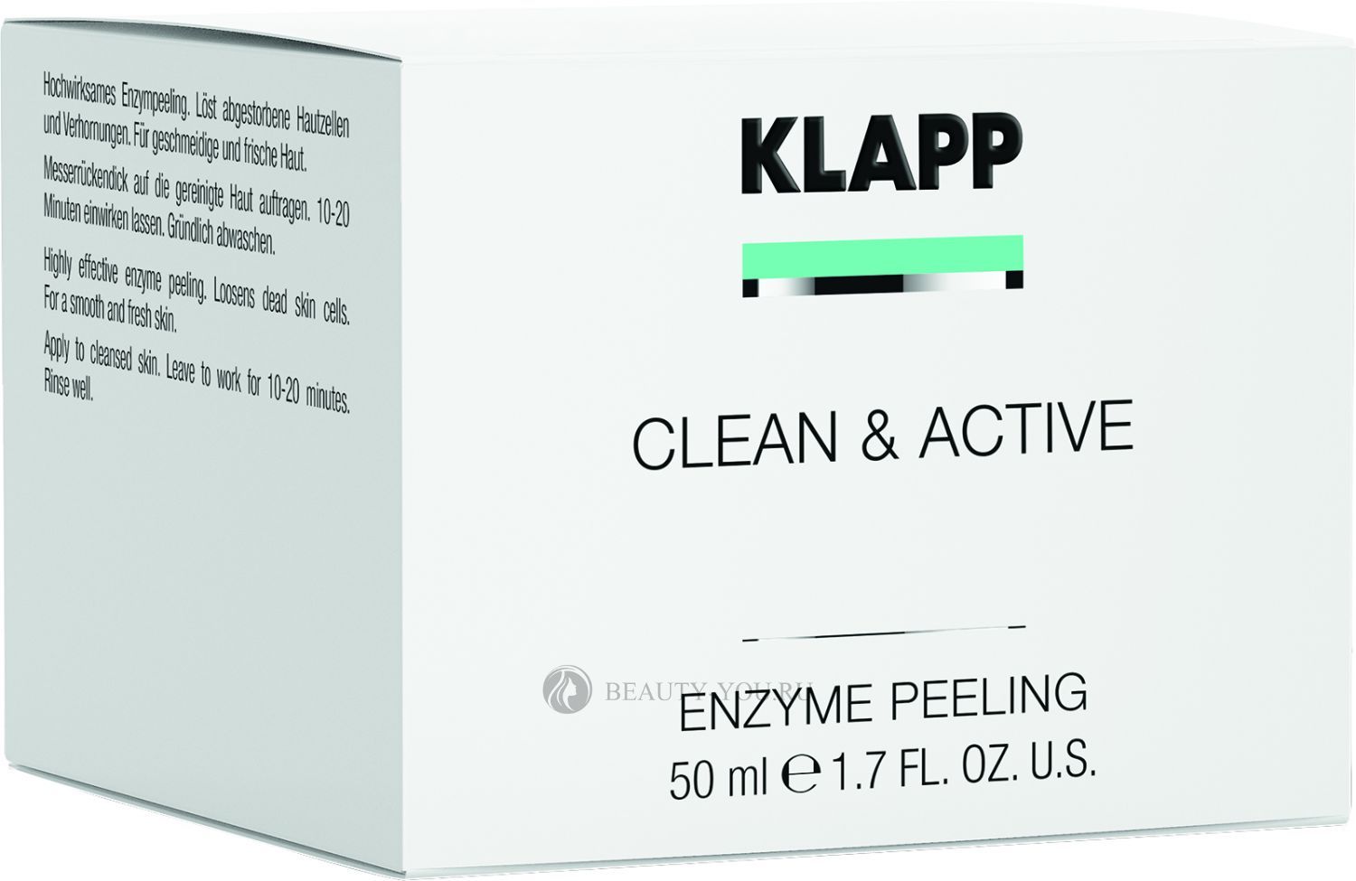 Энзимный скраб CLEAN&ACTIVE Enzyme Scrab 50 мл (Klapp) 1205