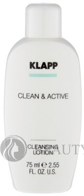 Очищающее молочко CLEAN&ACTIVE Cleansing Lotion 75 мл (Klapp) 1211
