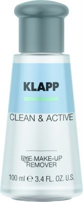 Средство для снятия макияжа с глаз CLEAN&ACTIVE Eye Make-Up Remover 100 мл (Klapp) 4320