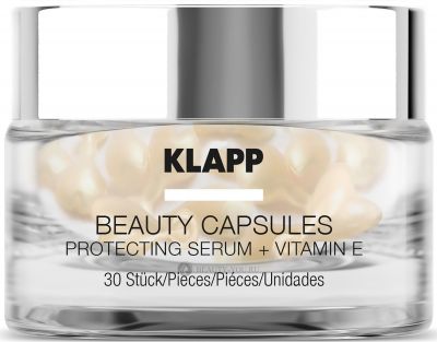 Капсулы для лица BEAUTY CAPSULES Protecting Serum + Vitamin E 30 шт (Klapp) 7208