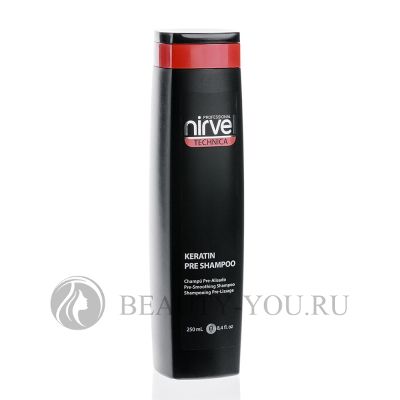 Глубоко очищающий кератиновый шампунь Shampoo Pre, 250 мл (Nirvel) 8477