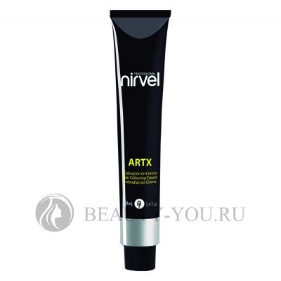 Профессиональный перманентный краситель для волос ArtX 100 мл (Nirvel) Золотистые оттенки