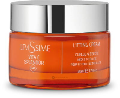 Лифтинг-крем для шеи и декольте Levissime Vita C Splendor + GPS Lifting Cream, 50 мл (LEVISSIME)  4699