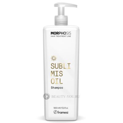 Шампунь для волос на основе арганового масла MORPHOSIS SUBLIMIS OIL SHAMPOO, 1000 мл (Framesi) A03512