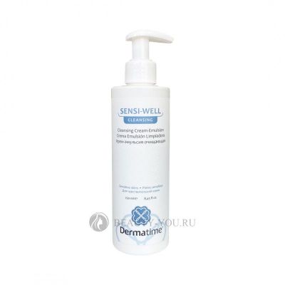 Крем-эмульсия очищающая для чувствительной кожи Sensi-Well Cleansing Cream-Emulsion (Dermatime)