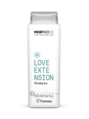 Шампунь для наращиваемых волос MORPHOSIS LOVE EXTENTION SHAMPOO, 250 мл Фрамези (Framesi) A03562