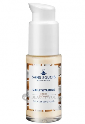 Тонирующий флюид "КОКОС" - автозагар для всех типов кожи DAILY VITAMINS tanning fluid for all skin types Sans Soucis (САН СУСИ) 25500