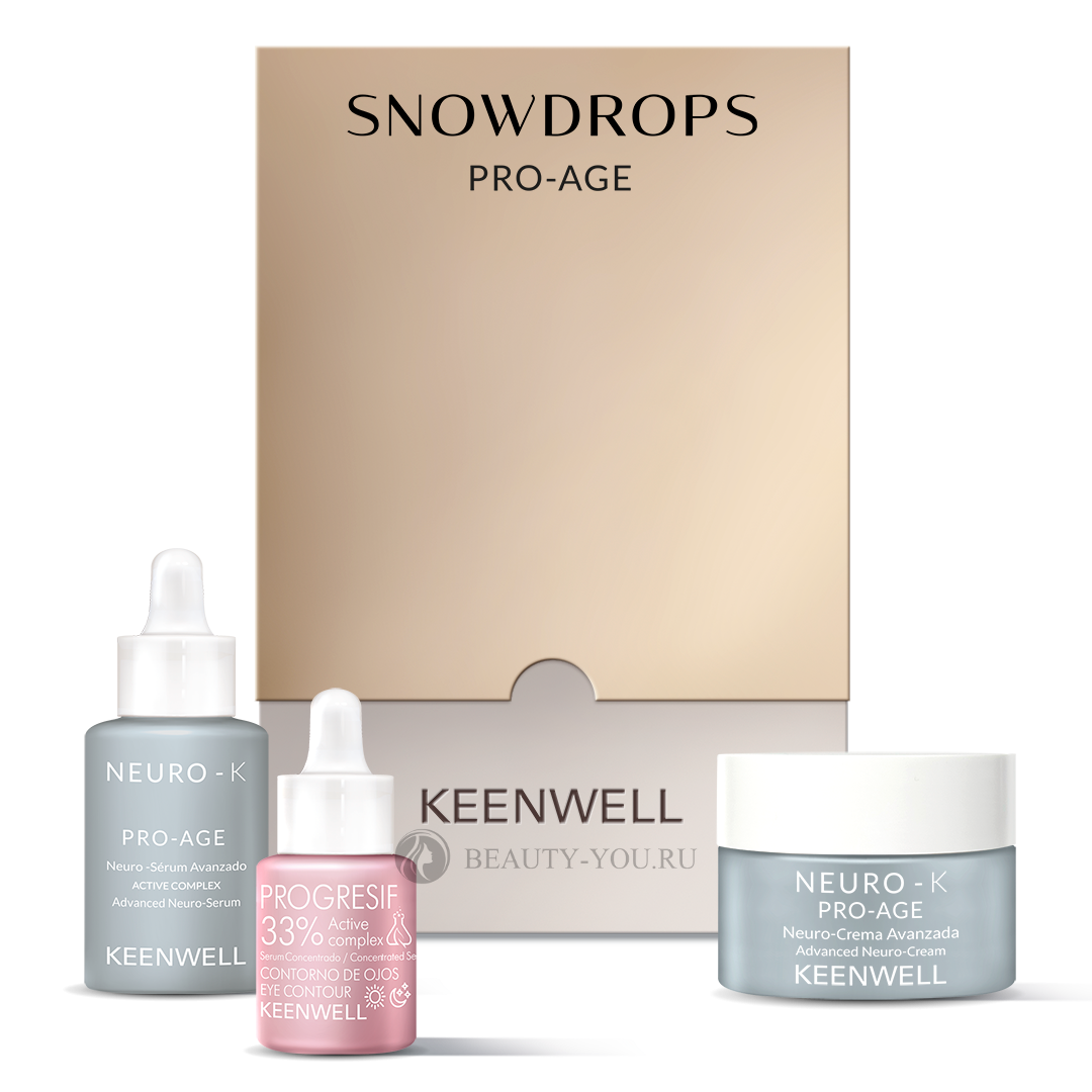 Набор из 3 средств SNOW DROPS PRO-AGE (Keenwell) 