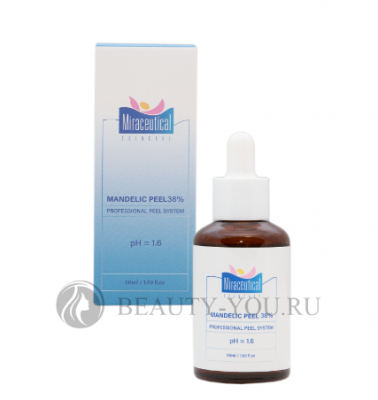 МИНДАЛЬНЫЙ ПИЛИНГ PH= 1.6 MANDELIC PEEL 38 % MIRACEUTICAL (Мирасьютикл)