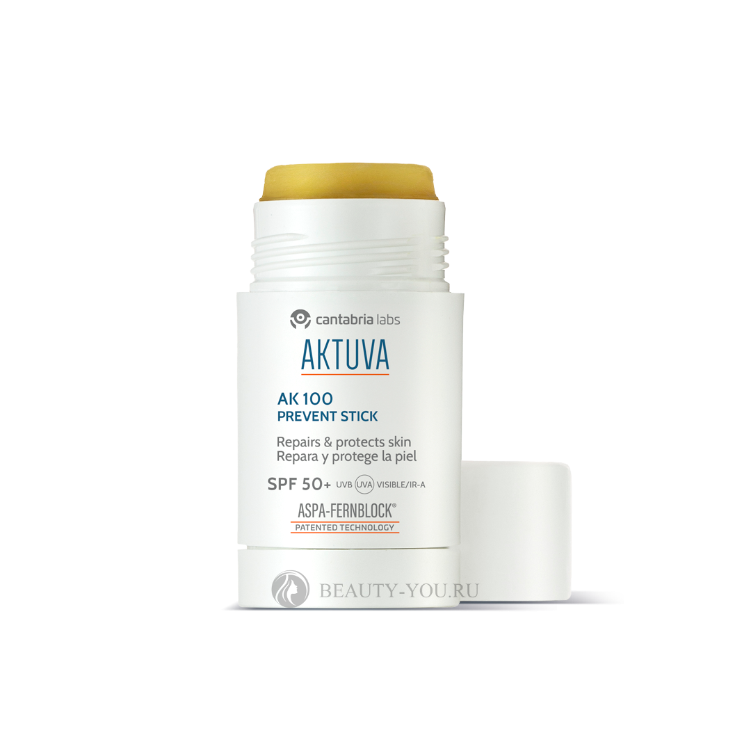 AKTUVA AK 100 Prevent Stick SPF 50+ (Cantabria Labs) – Превент-стик АКТУВА АК 100 СЗФ 50+