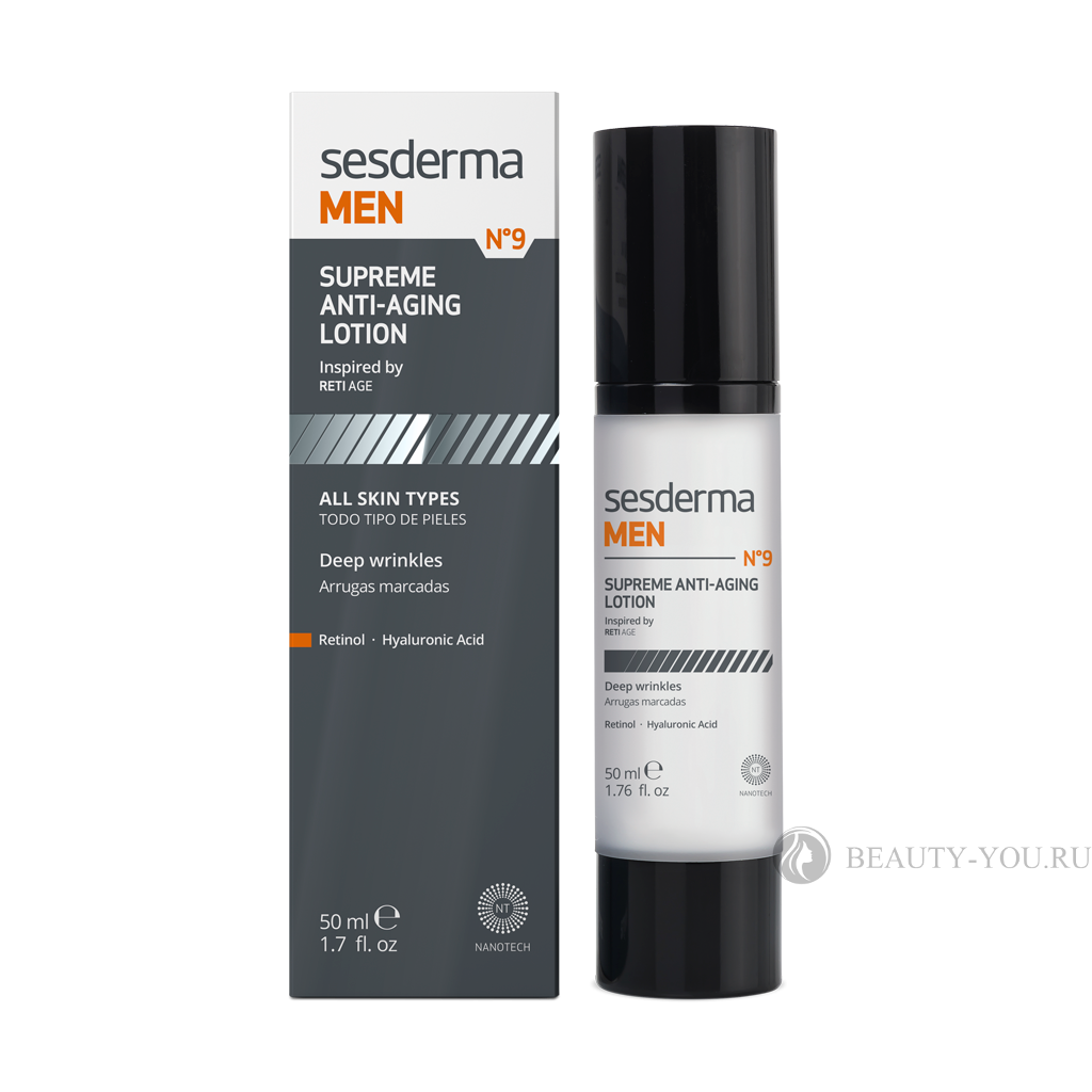 Лосьон антивозрастной для мужчин MEN Supreme anti-aging lotion, 50 мл СЕСДЕРМА (SESDERMA) 40005497