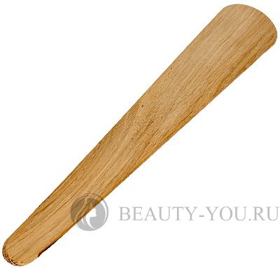 Большой многоразовый деревянный шпатель для горячего воска, Россия  B0168 (Beauty Image)