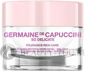  Крем успокаивающий для сухой кожи  SO DELICATE TOLERANCE RICH CARE 50 мл (Germaine de Capuccini) 81122