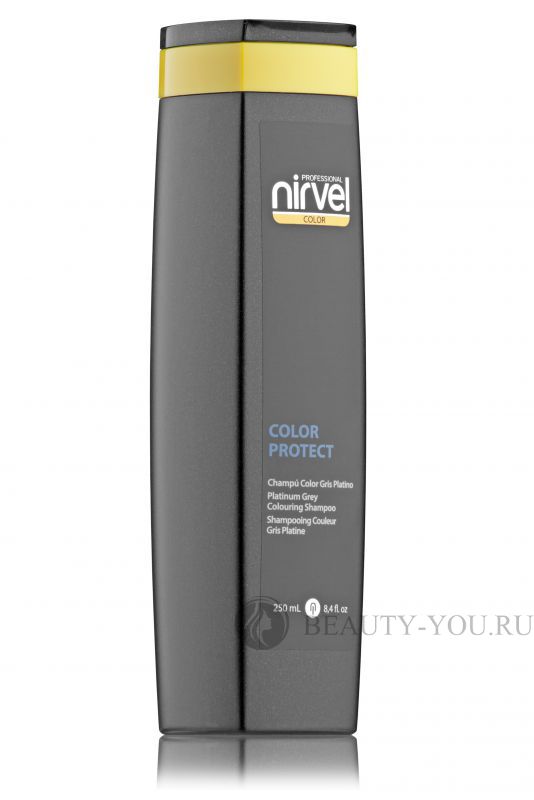 Оттеночный шампунь для волос пепельный, Color Grey, 250 мл (Nirvel) 6607